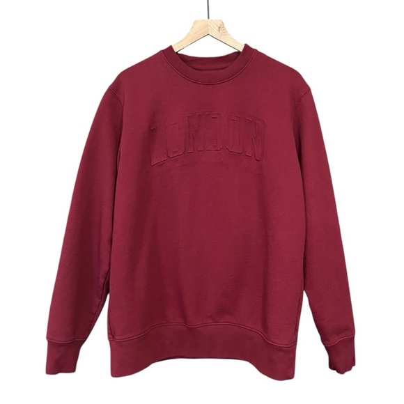 Stanley Stella Tops - Stanley Stella Organic Cotton”London” Sweatshirt Burgundy Women’s Size Large